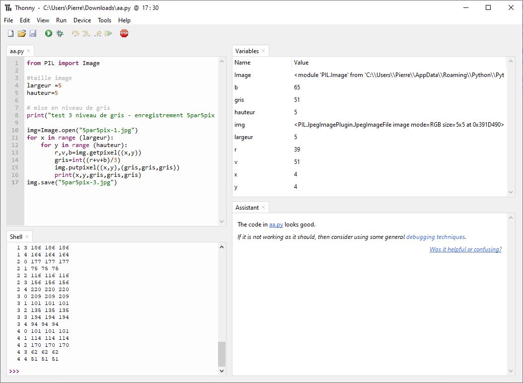 Nde Snt Python Image Et Pixels